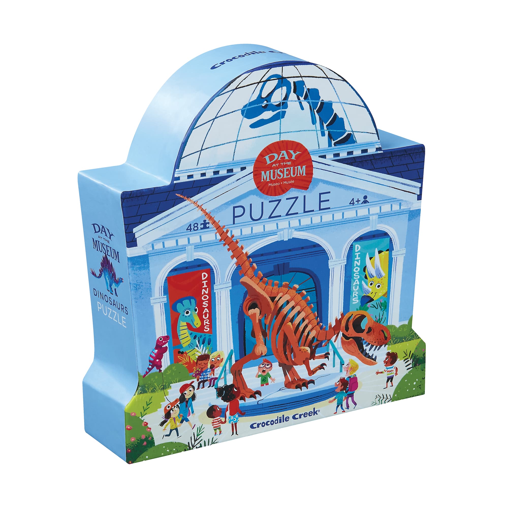 Crocodile Creek® Day at the Museum Dinosaurs 48 Piece Jigsaw Puzzle